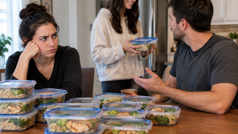 AITA for Making My Husband Replace 15 Meals After He Gave Half My Meal Prep to His Sister?