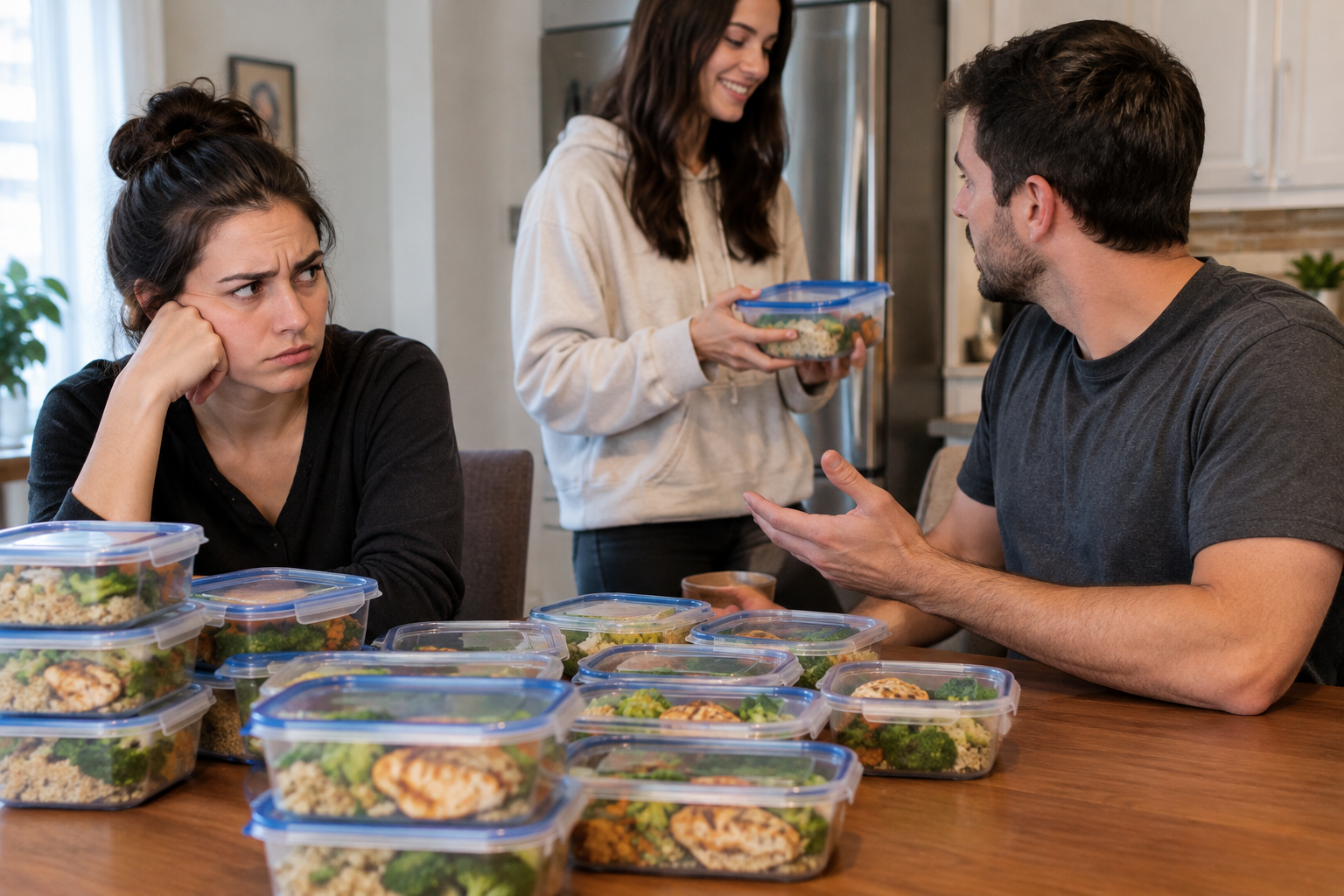 AITA for Making My Husband Replace 15 Meals After He Gave Half My Meal Prep to His Sister?