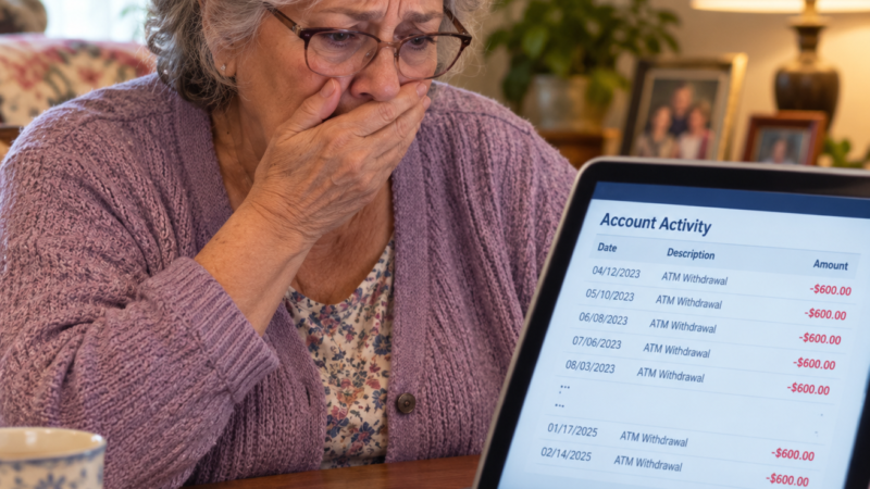 I Checked My Grandma’s Bank Account and Found 28 Months of Missing $600 Withdrawals