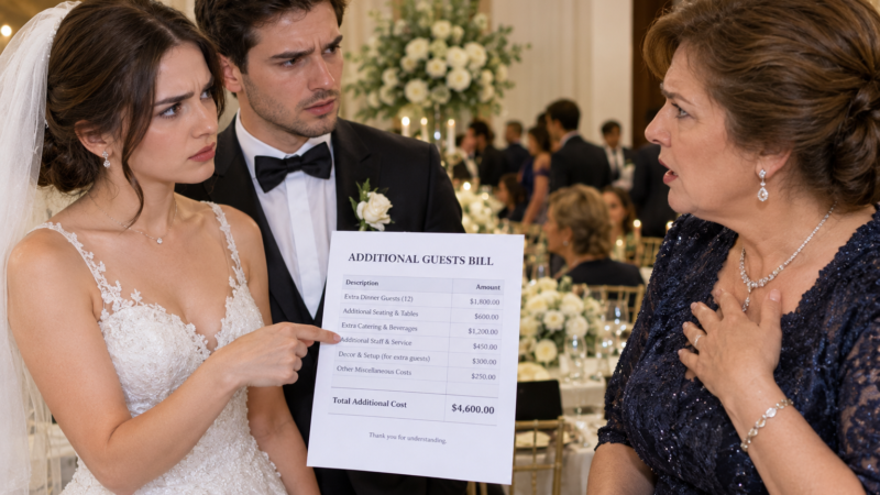 My Future Mother-in-Law Added Her Own Guests to Our Wedding, So I Sent Her the Bill